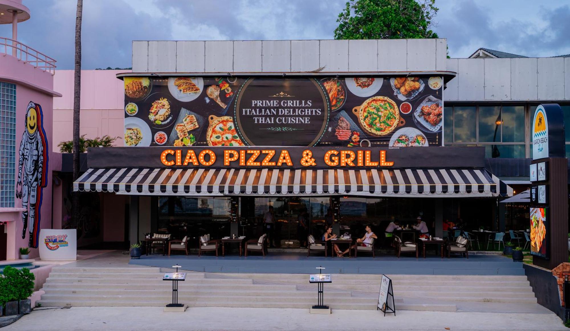 Thavorn Palm Beach Resort Phuket Karon Esterno foto Ciao Pizza & Grill